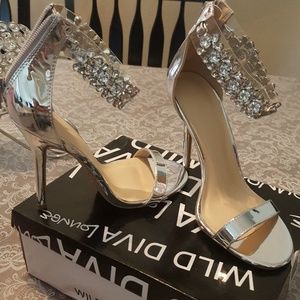 Silver heels